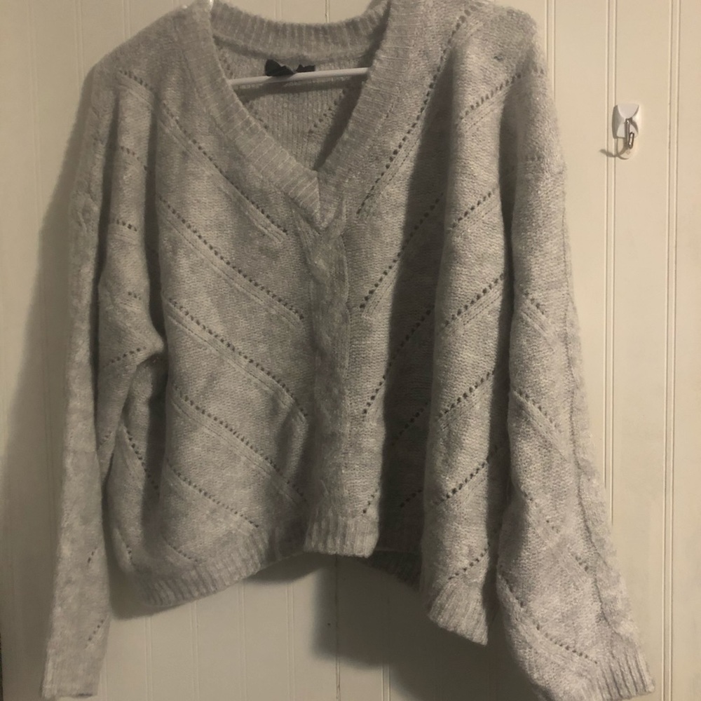 Forever 21 pointelle sweater